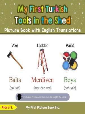 cover image of My First Turkish Tools in the Shed Picture Book with English Translations